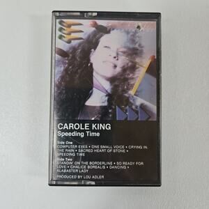 Carole King Speeding Time 1983 Cassette Tape